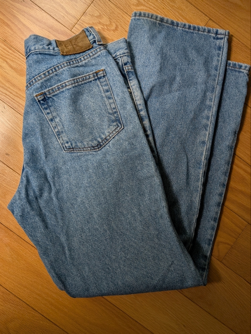 Calvin Klein Jeans Light Blue Straight Men's Denim